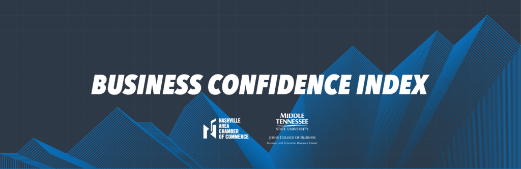 Business Confidence Survey conducted by the Business and Economic Research Center and the Nashville Area Chamber of Commerce.