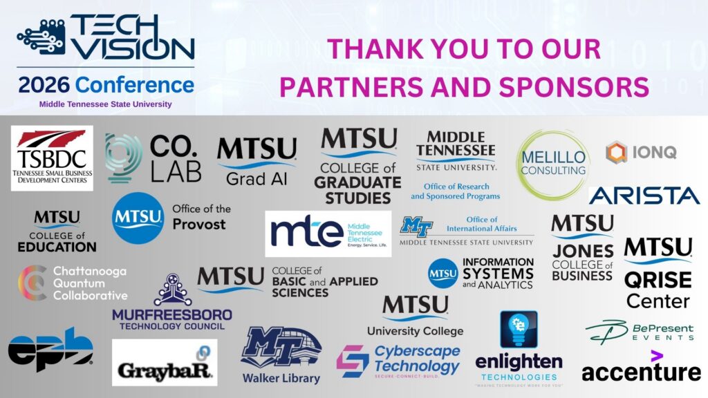 Sponsors for Tech Vision 2026