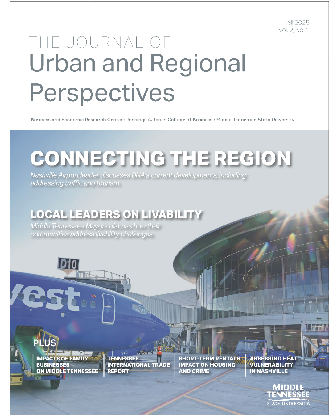 Journal of Urban and Regional Perspectives Volume 2, Issue 1